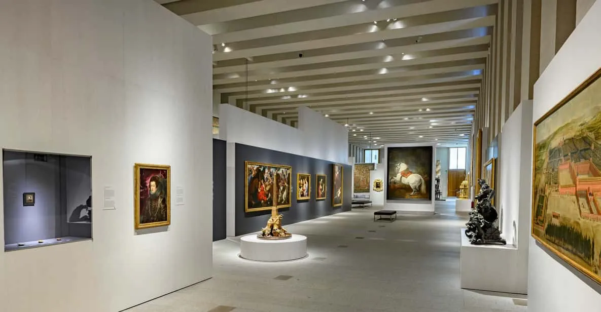 The Royal Collections Gallery below the Royal Palace, a new museum in Madrid, Spain